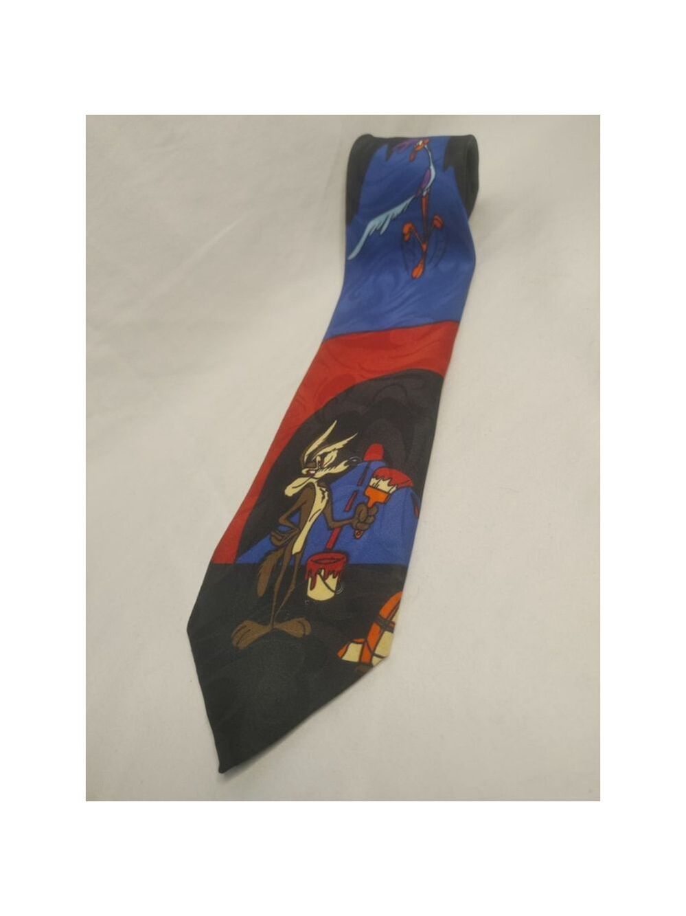 Vintage Men's Warner Bros Looney Tunes Wile E Coyote 1994 Tie